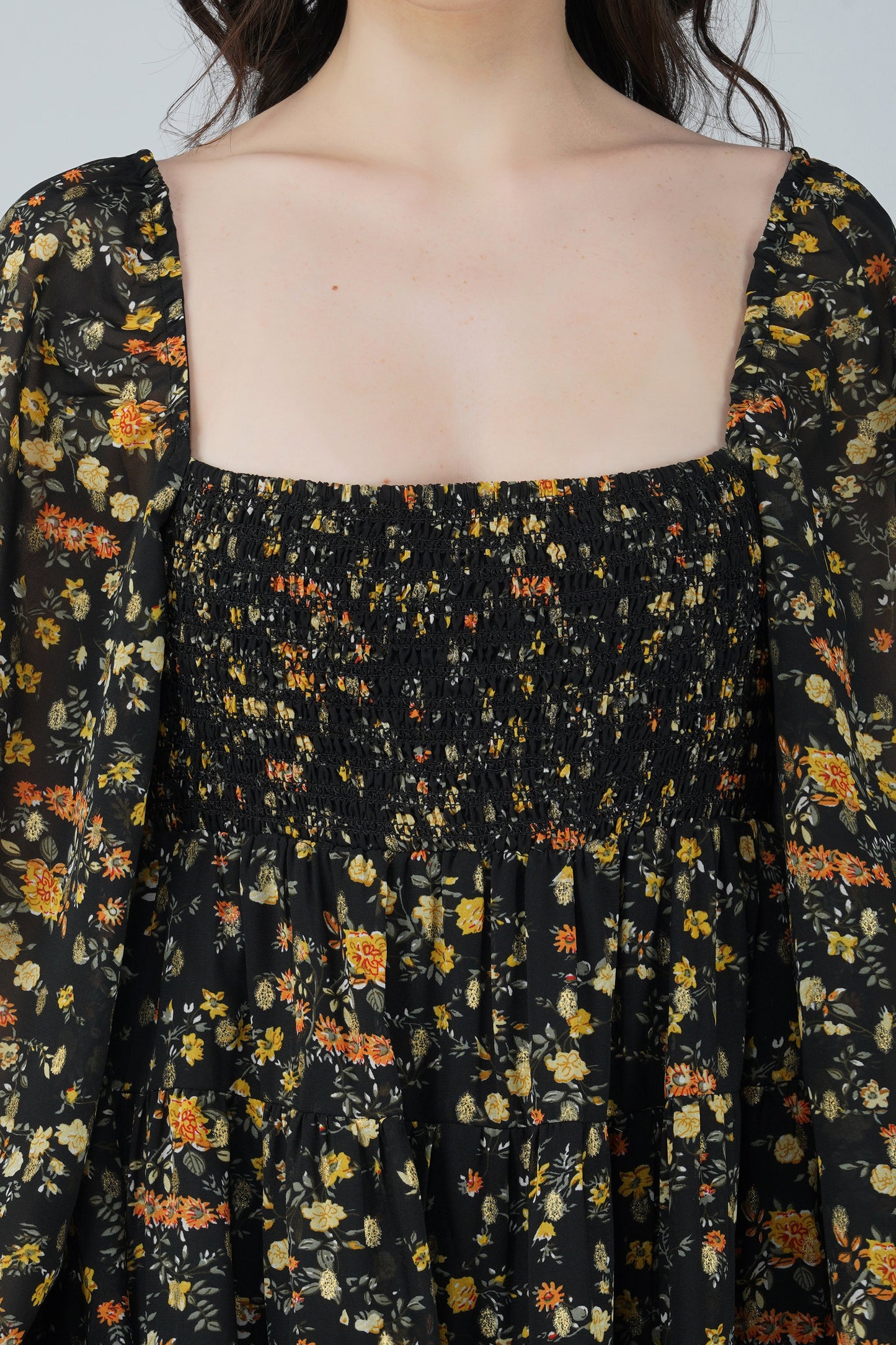 Biba Mini in Black Floral