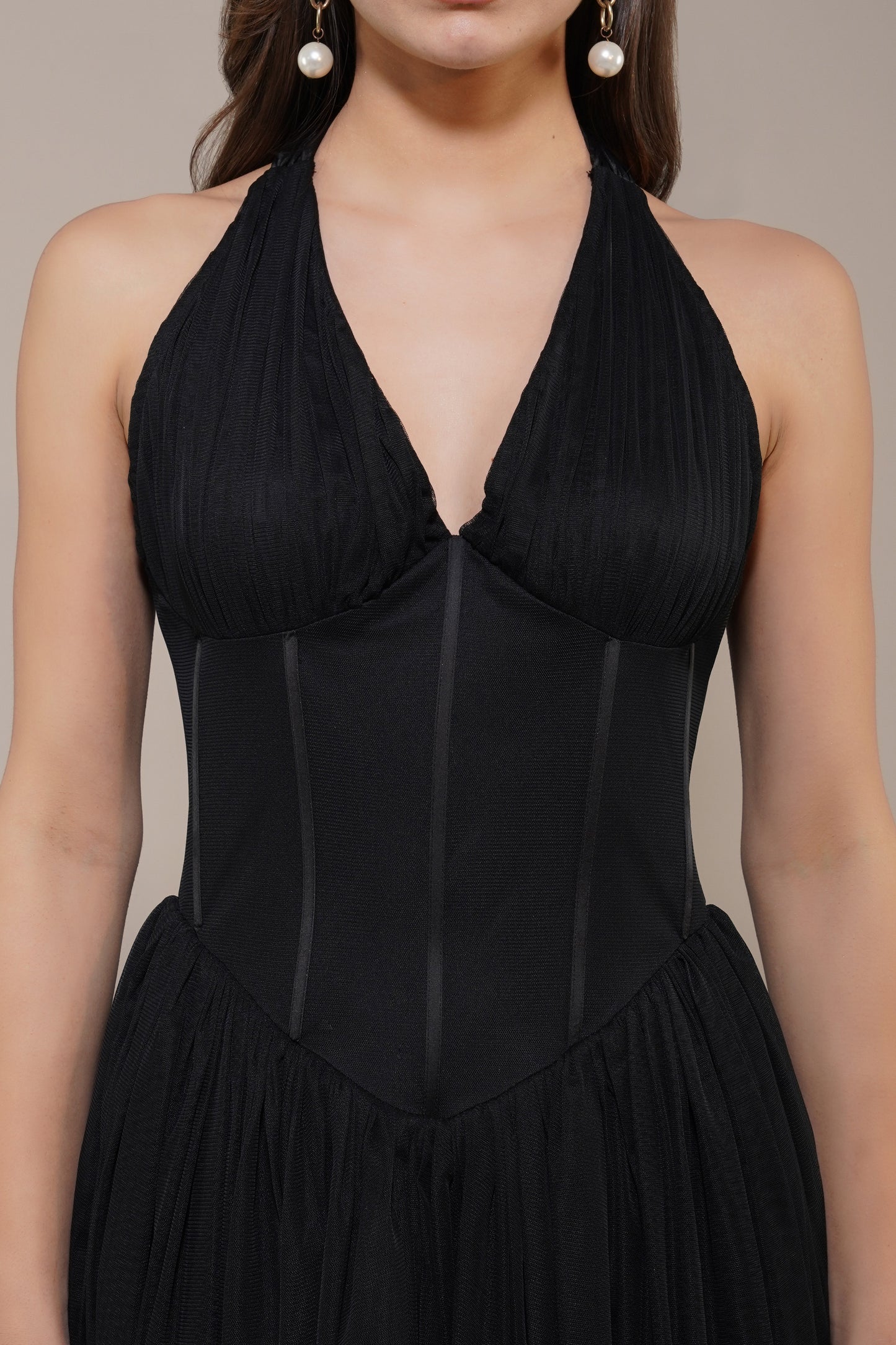 Therma Mini Dress in Black