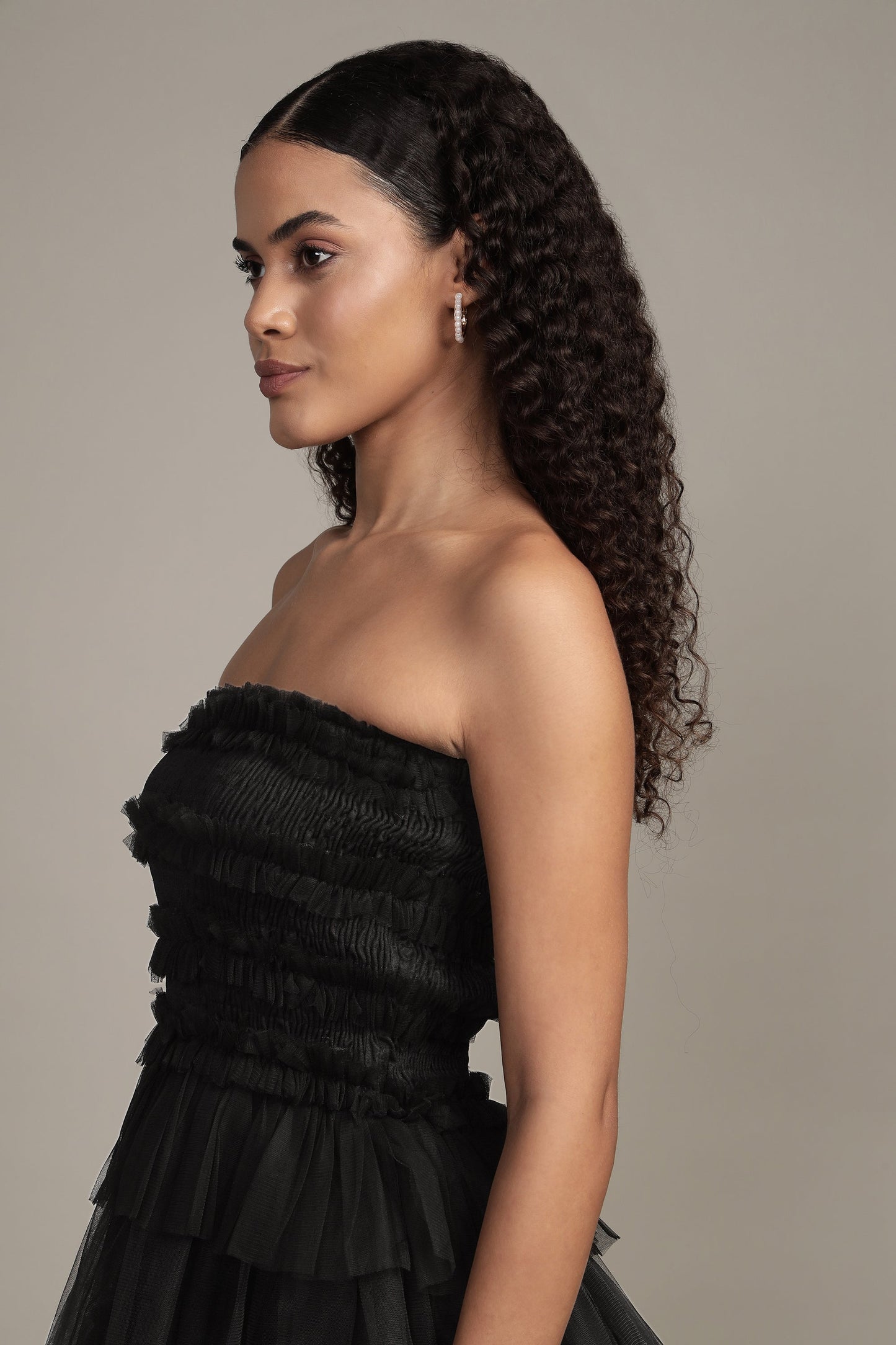 Ronda Mini Dress in Black