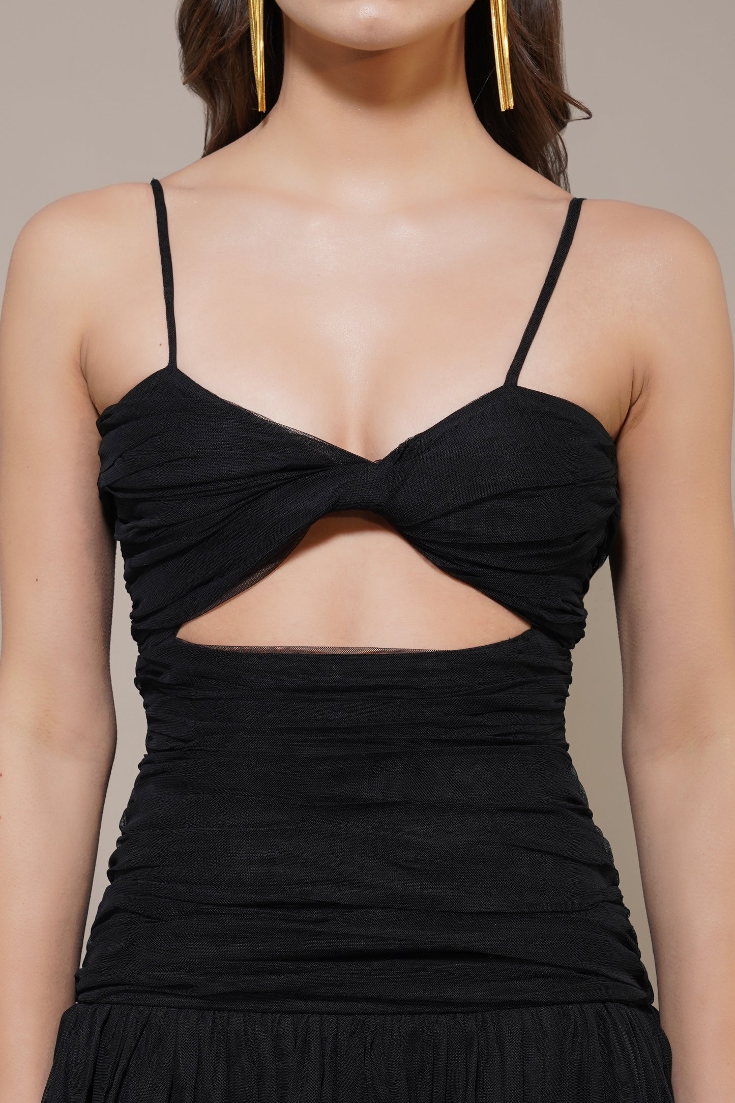 Theodora Mini Dress in Black