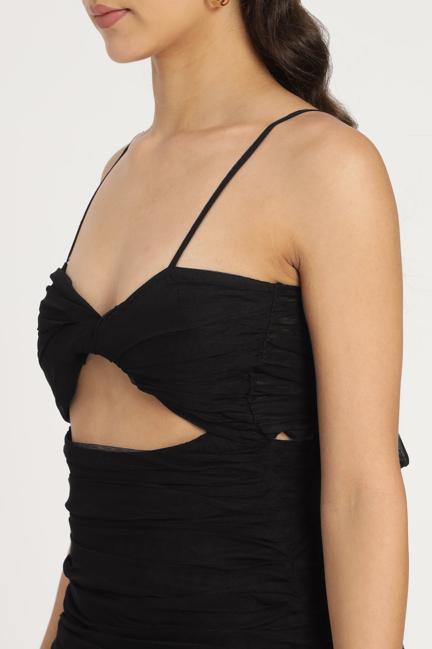 Theodora Mini Dress in Black